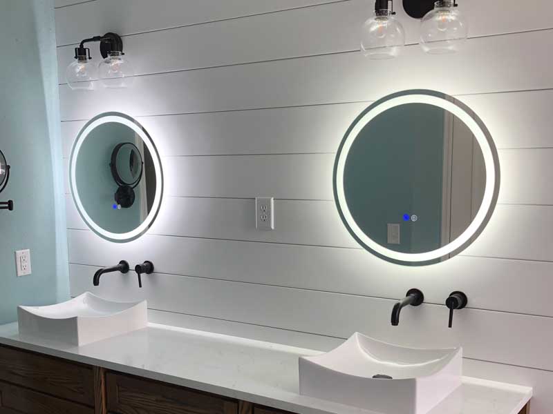 Dual Sinks - Bathroom Remodeling Bathroom Remodel in Moore County, NC | Suther Solutions Construction